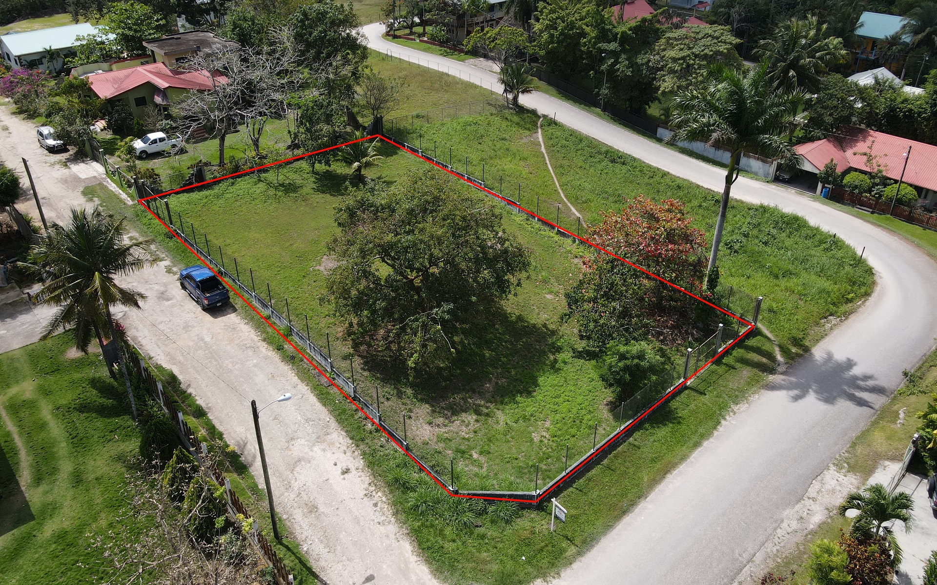 Well Landscaped Corner Lot With Breathtaking Views Matus Belize Real