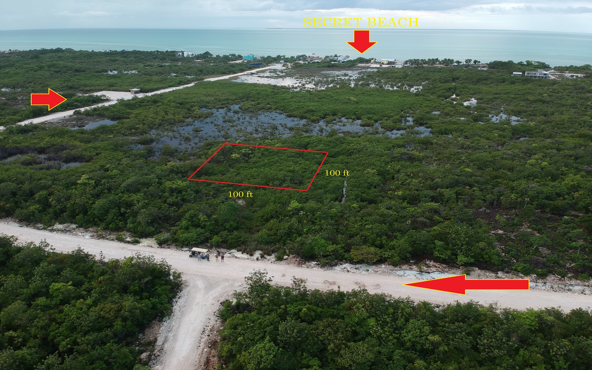 Large Residential Lot, Secret Beach, North San Pedro Matus Belize Real Estate